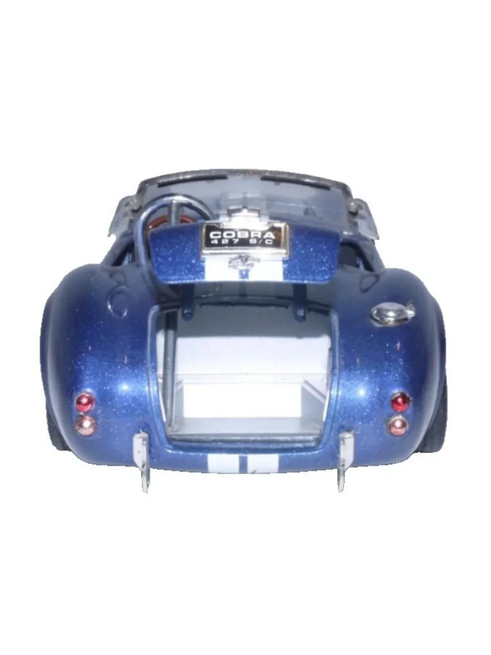 Road Tough blue diecast Shelby Cobra 427 S/C convertible 1/18 scale model car